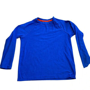 Old Navy Royal Blue Long Sleeve Athletic Thermal Under Shirt Size Small 6/7